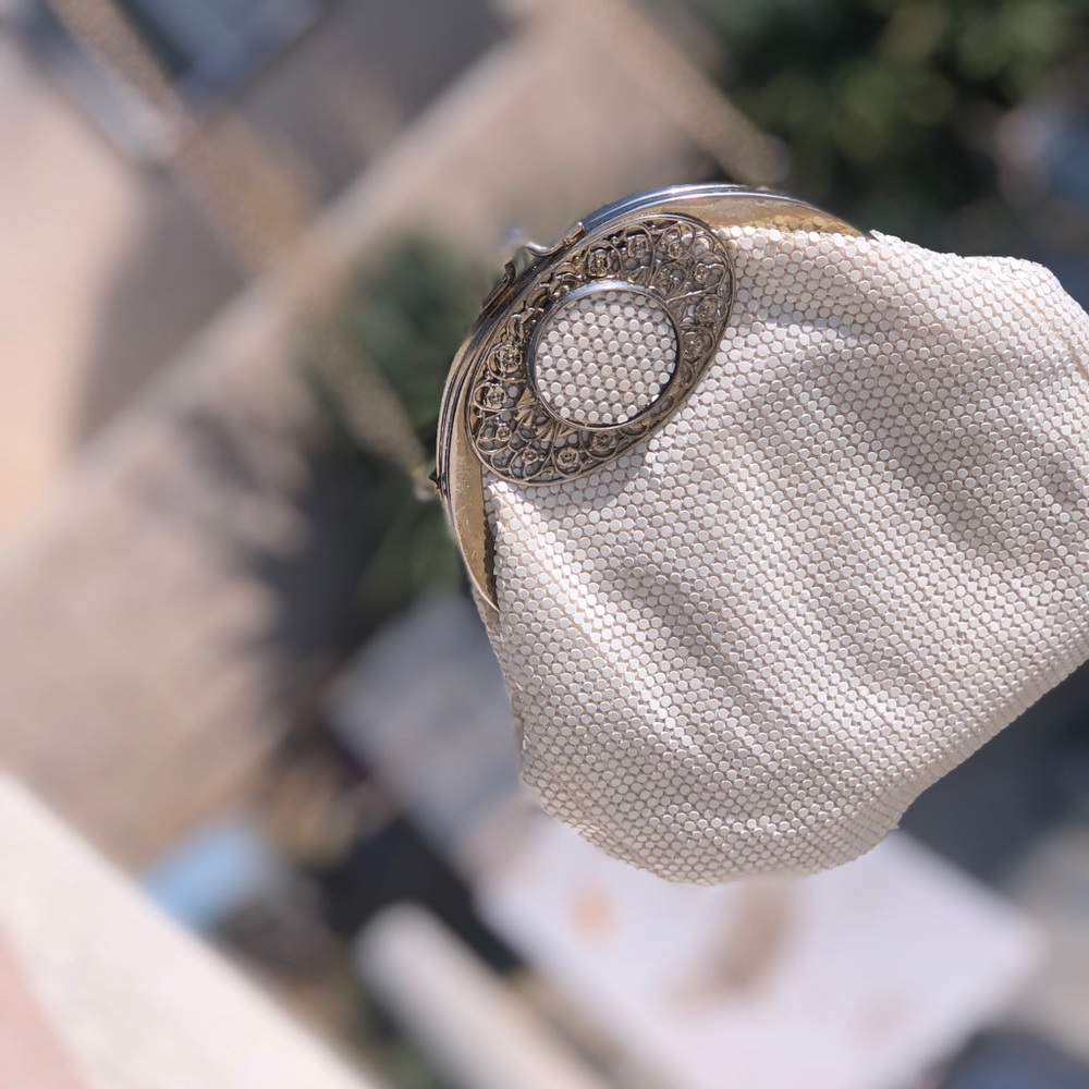 Vintage White clutch